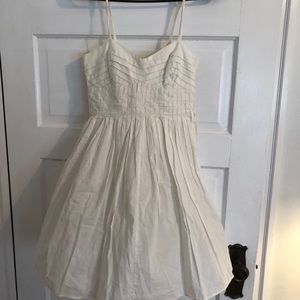 White BCBG dress